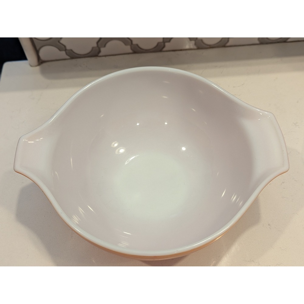 Vintage Pyrex Autumn Harvest Wheat Cinderella Mixing Bowls 441 442 Set of 2 - Picture 5 of 16
